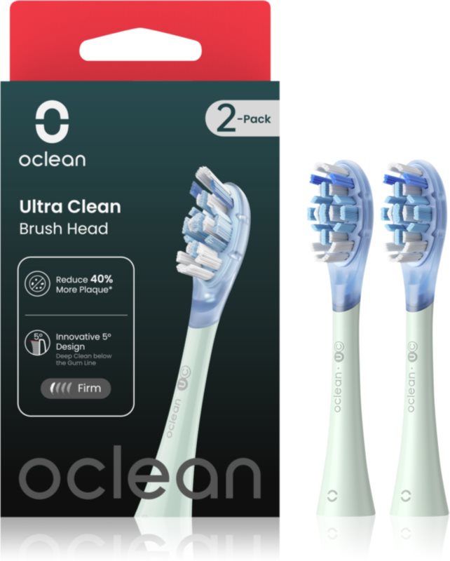 Oclean Ultra Clean UC01 capete de schimb Green 2 buc