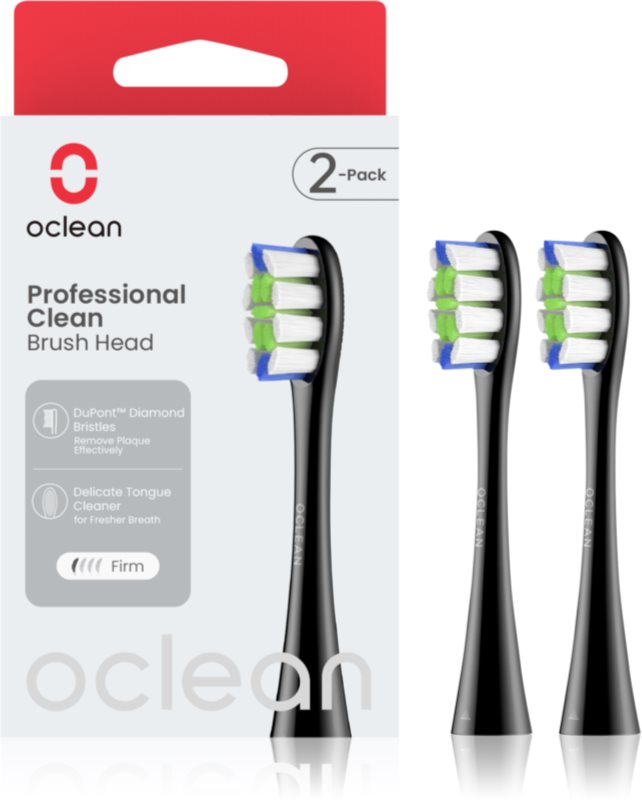 Oclean Professional Clean P1C5 B02 capete de schimb Black 2 buc