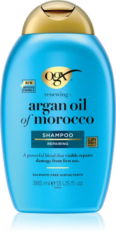 OGX Argan Oil Of Morocco șampon regenerator pentru un par stralucitor si catifelat 385 ml
