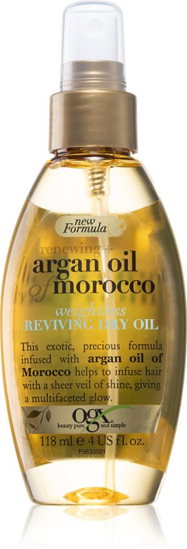 OGX Argan Oil Of Morocco ulei uscat de lux. pentru păr 118 ml