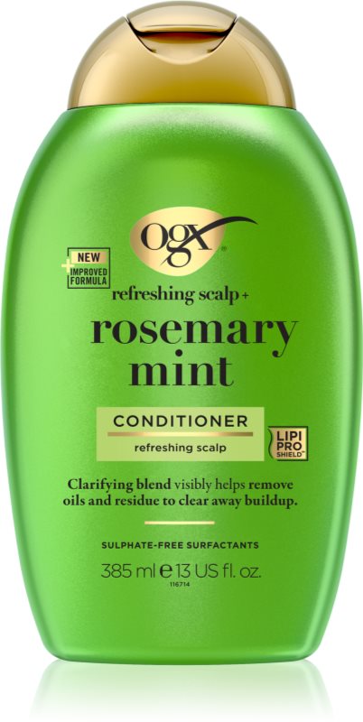 OGX Rosemary Mint Balsam de curățare pentru par gras 385 ml