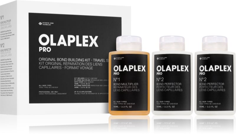 Olaplex Set Bond Building Kit Travel Size tratament pentru parul tratat chimic 3 buc