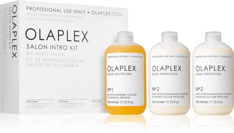 Olaplex Salon Intro Kit Salon Into Kit set pentru parul tratat chimic 3x525 ml