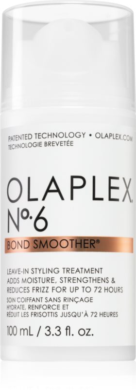 Olaplex N°6 Bond Smoother cremă hidratantă de coafat anti-electrizare cu pompă 100 ml