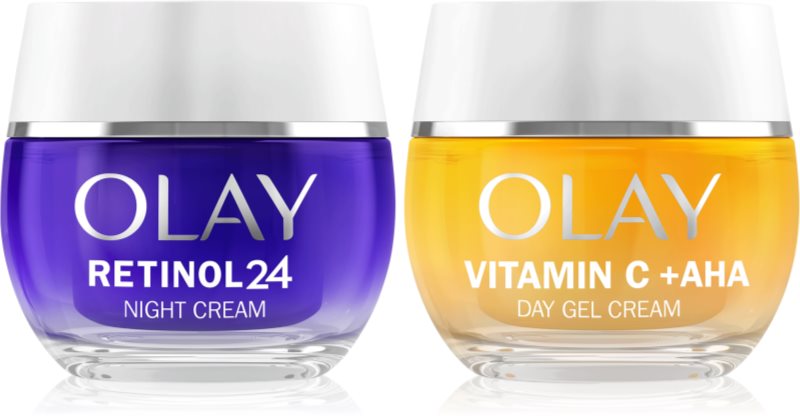 Olay Retinol 24 & Vitamin C + AHA set pentru îngrijirea tenului