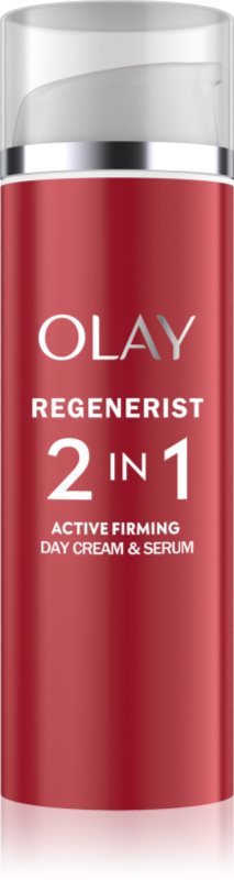 Olay Regenerist 2 in 1 Day Cream & Serum cremă de zi și ser cu efect de fermitate antirid 2in1 50 ml