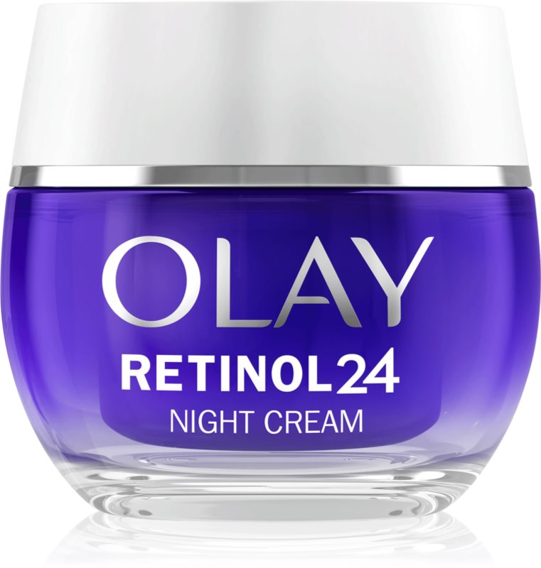 Olay Retinol 24 Night Cream cremă de noapte hidratantă și regeneratoare cu vitamina E