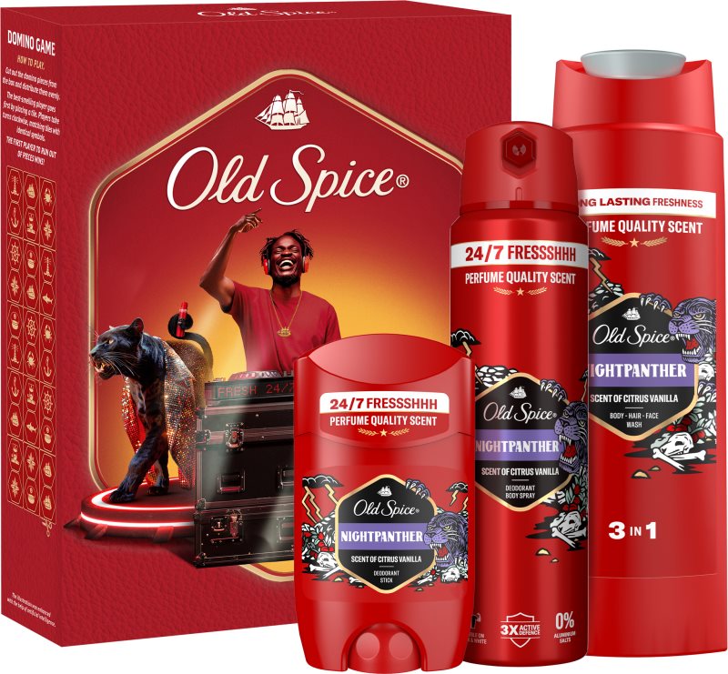 Old Spice Nightpanther DJ set cadou pentru barbati