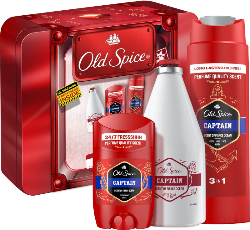 Old Spice Captain Tin Box set cadou pentru barbati