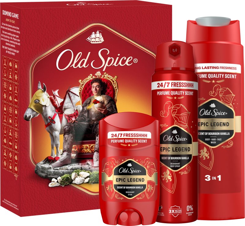 Old Spice Epic Legend Knight set cadou pentru barbati