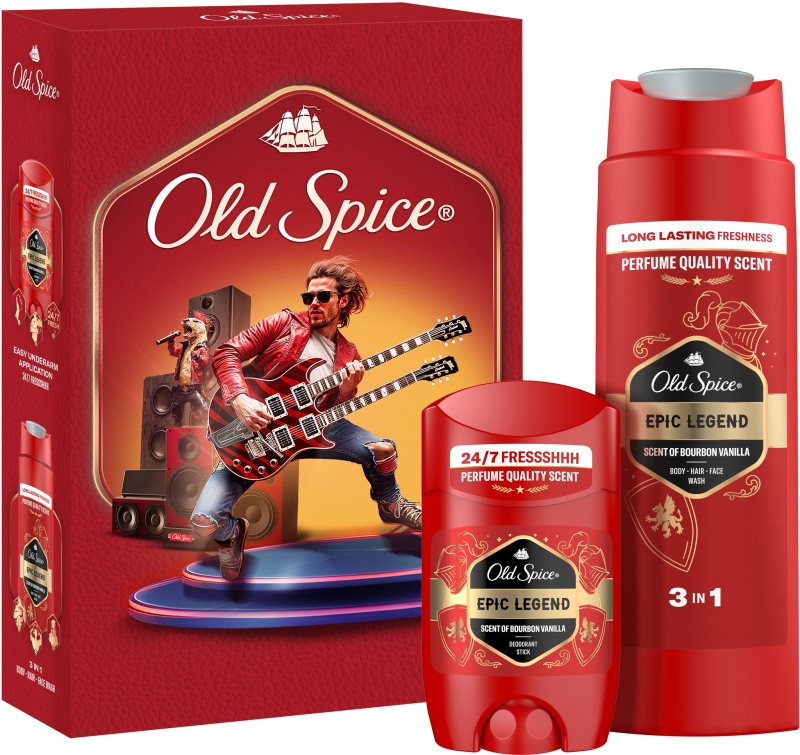 Old Spice Epic Legend Rockstar set cadou pentru barbati