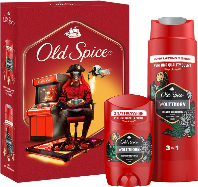 Old Spice Wolfthorn Gamer set cadou pentru barbati