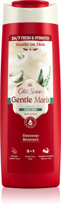 Old Spice Gentle Man's Aloe & Rain gel de duș 3 in 1 400 ml