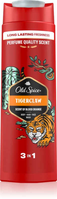 Old Spice Tigerclaw gel de dus pentru față, corp și păr pentru barbati 400 ml