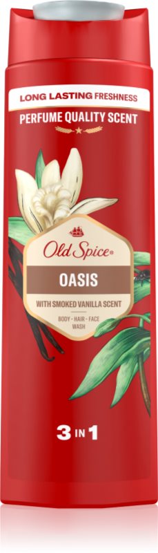 Old Spice Oasis Gel de duș pentru bărbați 3 in 1 400 ml