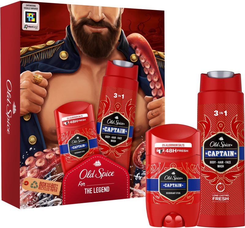 Old Spice Captain Dark Captain set cadou pentru barbati