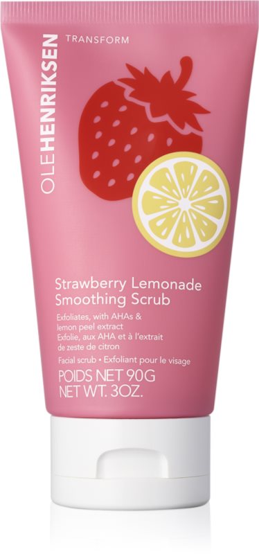 OLEHENRIKSEN Transform Strawberry Lemonade Smoothing Scrub exfoliant facial cu efect de exfoliere 90 g