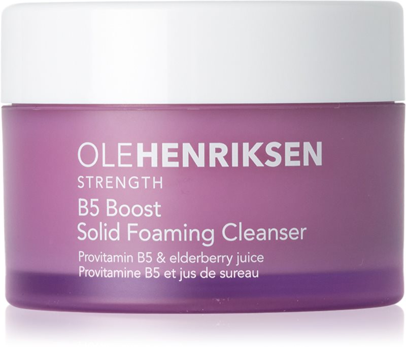 OLEHENRIKSEN Strength B5 Boost Hydrating Solid Foaming Gentle Cleanser lapte de curatare hidratant si hranitor 100 g