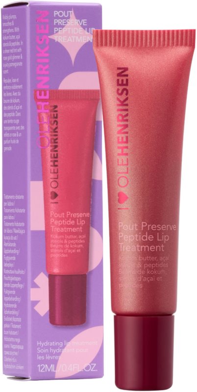 OLEHENRIKSEN Pout Preserve Peptide Lip Treatment lip gloss hidratant culoare Pomegranate Fizz Glimmer 12 ml