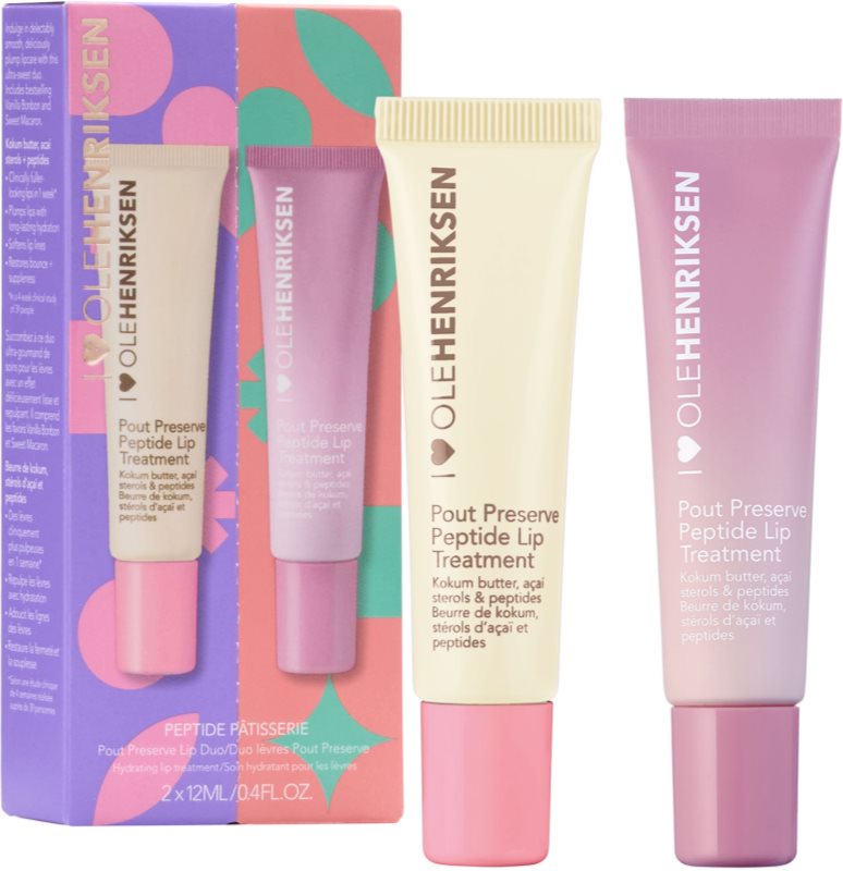 OLEHENRIKSEN Peptide Pâtisserie Pout Preserve Lip Duo set cadou de buze pentru femei