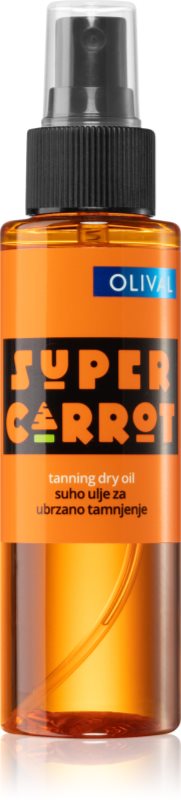 Olival SUPER Carrot Dry Oil Ulei de corp uscat accelerator de bronzare 100 ml