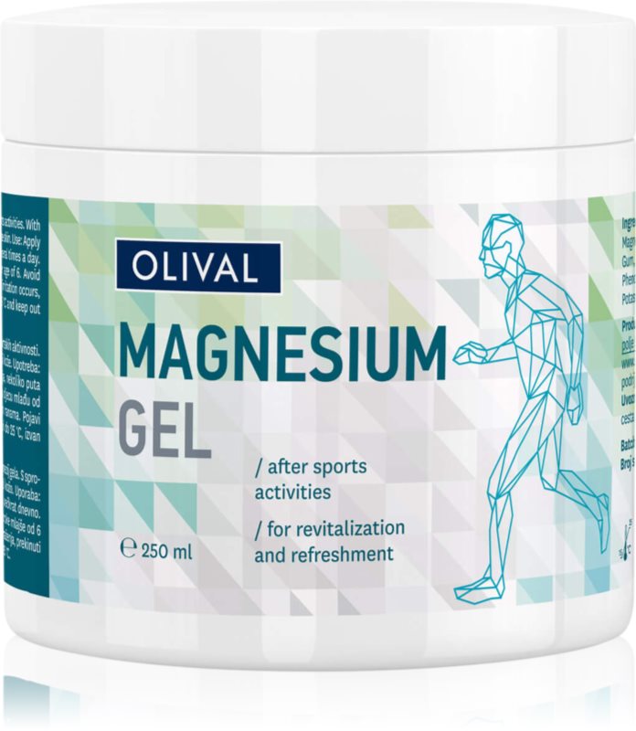 Olival Magnesium gel pentru masaj cu efect rece 250 ml