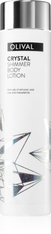 Olival Crystal Shimmer loțiune de corp hidratantă cu particule stralucitoare 200 ml
