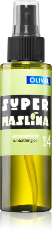 Olival SUPER Olive ulei de bronzat pentru piele uscata SPF 4 100 ml