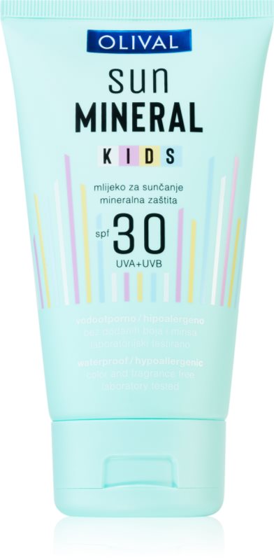 Olival Sun Mineral Kids loțiune pentru plaja pentru copii SPF 30 150 ml