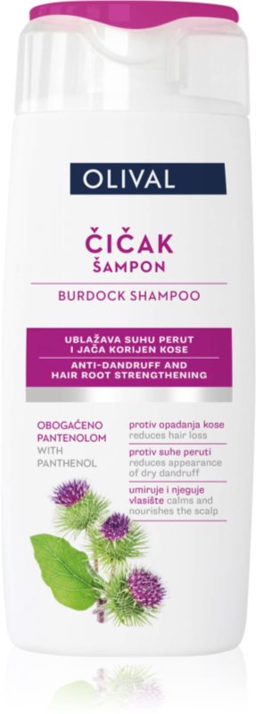 Olival Treatment Burdock șampon pentru păr uscat și deteriorat 250 ml