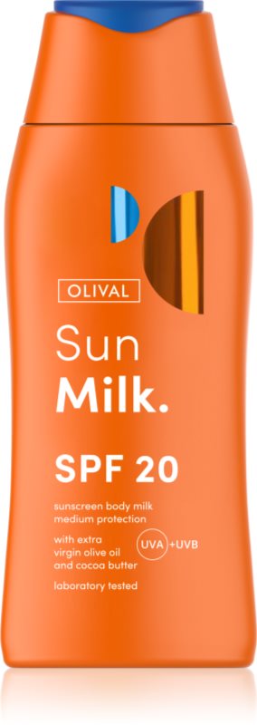 Olival Sun Milk lotiune pentru bronzat SPF 20 200 ml