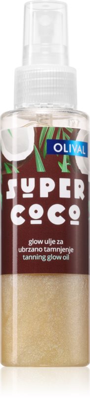 Olival SUPER Coco ulei pentru plaja cu particule stralucitoare 100 ml