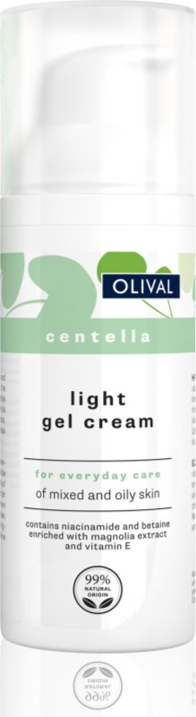 Olival Centella gel crema deschisa pentru piele mixta spre grasa 50 ml