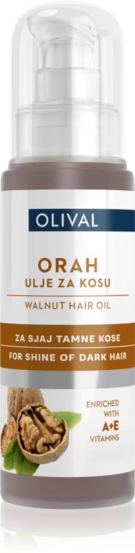 Olival Walnut ulei pentru par pentru părul închis la culoare 60 ml