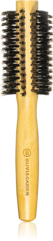 Olivia Garden Bamboo Touch perie rotundă pentru păr cu peri de mistret diametru 20 mm