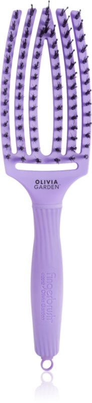 Olivia Garden Fingerbrush Bloom perie de tip paletă Lavender 1 buc