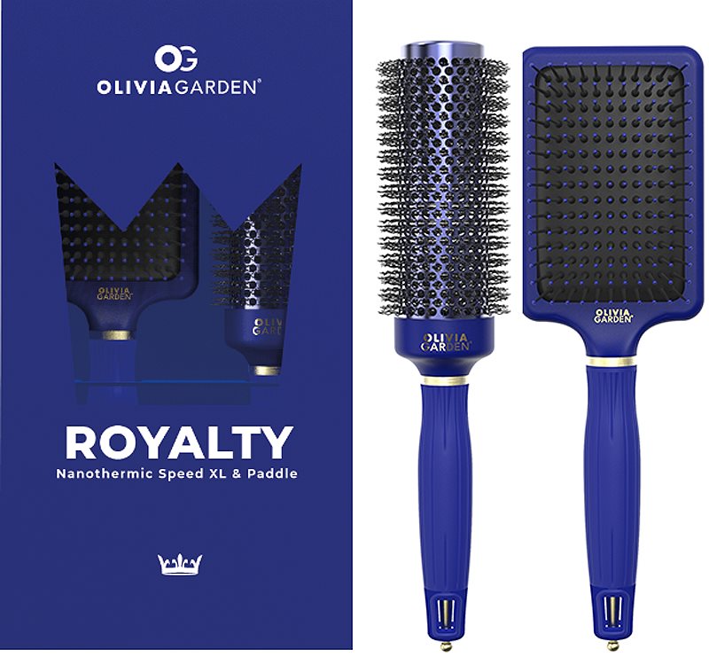 Olivia Garden Royalty set cadou pentru par usor de pieptanat
