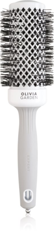 Olivia Garden Expert Shine Wavy Bristles White&Grey perie de par