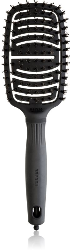 Olivia Garden Care Flex Board & Nylon Black perie de tip paletă pentru păr 1 buc
