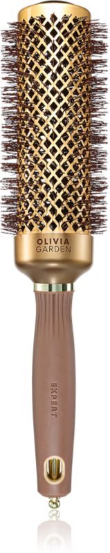 Olivia Garden Expert Blowout Speed Gold&Brown perie rotundă pentru păr