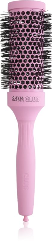 Olivia Garden Club The Glow Blowout Ceramic Round Brush Pink perie rotundă pentru păr M 1 buc