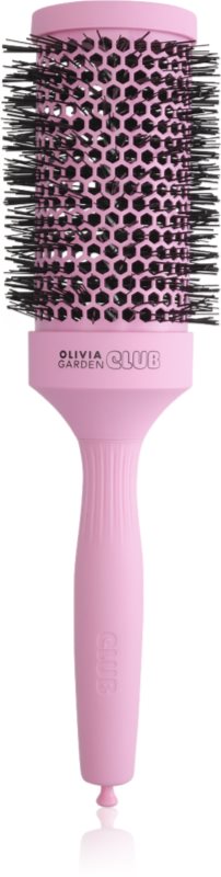 Olivia Garden Club The Glow Blowout Ceramic Round Brush Pink perie rotundă pentru păr 1 buc