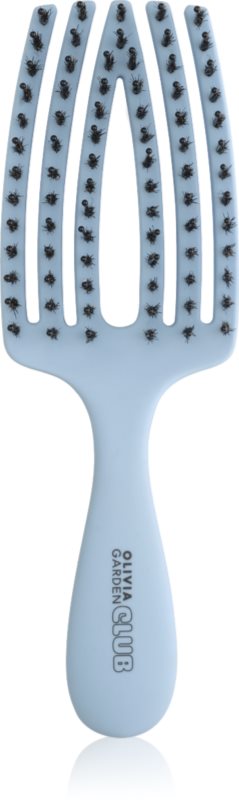 Olivia Garden Club The Nomad Detangling&Shine Fingerbrush​ perie de tip paletă pentru păr 1 buc