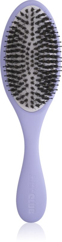 Olivia Garden Club The Reset Detangling&Shine Hairbrush perie de tip paletă cu sac Lilac 1 buc