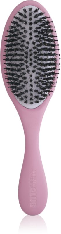 Olivia Garden Club The Reset Detangling&Shine Hairbrush perie de tip paletă cu sac Pink 1 buc