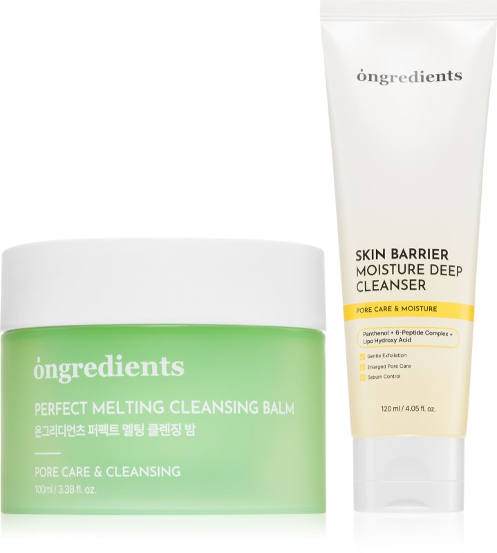 Ongredients Perfect Melting + Skin Barrier set pentru un ten curat și sănătos