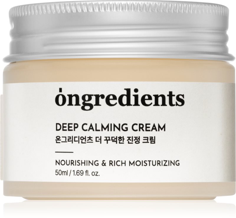 Ongredients Deep Calming Cream crema de fata calmanta pentru fortificarea barierei cutanate 50 ml