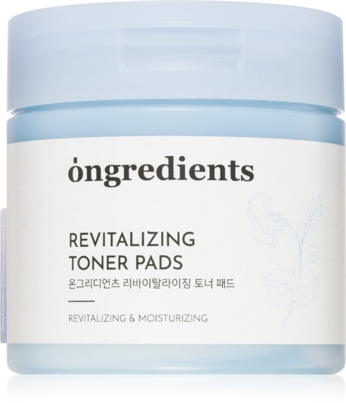 Ongredients Revitalizing Toner Pads dischete de tonifiere cu efect calmant 60 buc