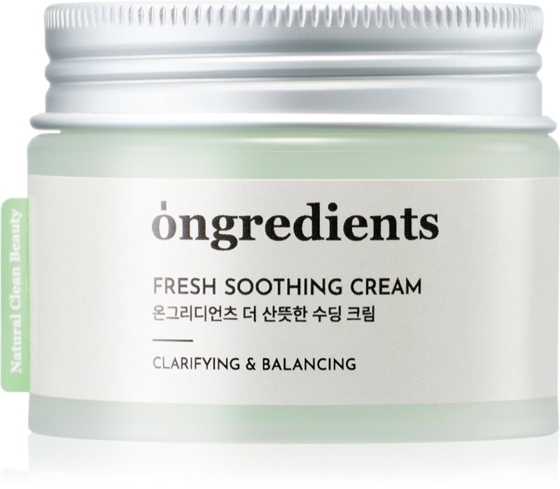 Ongredients Fresh Soothing Cream crema gel hidratanta cu textura usoara 50 ml