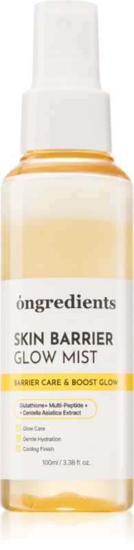 Ongredients Skin Barrier Glow Mist ceață facială tonică pentru fortificarea barierei cutanate 100 ml